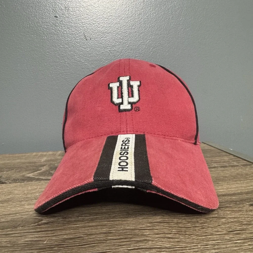 STARTER‎ Indiana Hoosiers University Striped Snapback Hat